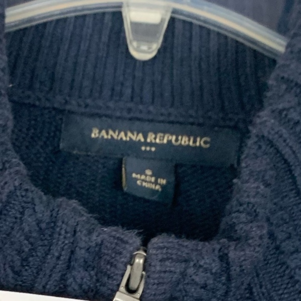 Banana Republic Factory zipped long sleeve sweater - Picture 8 of 8